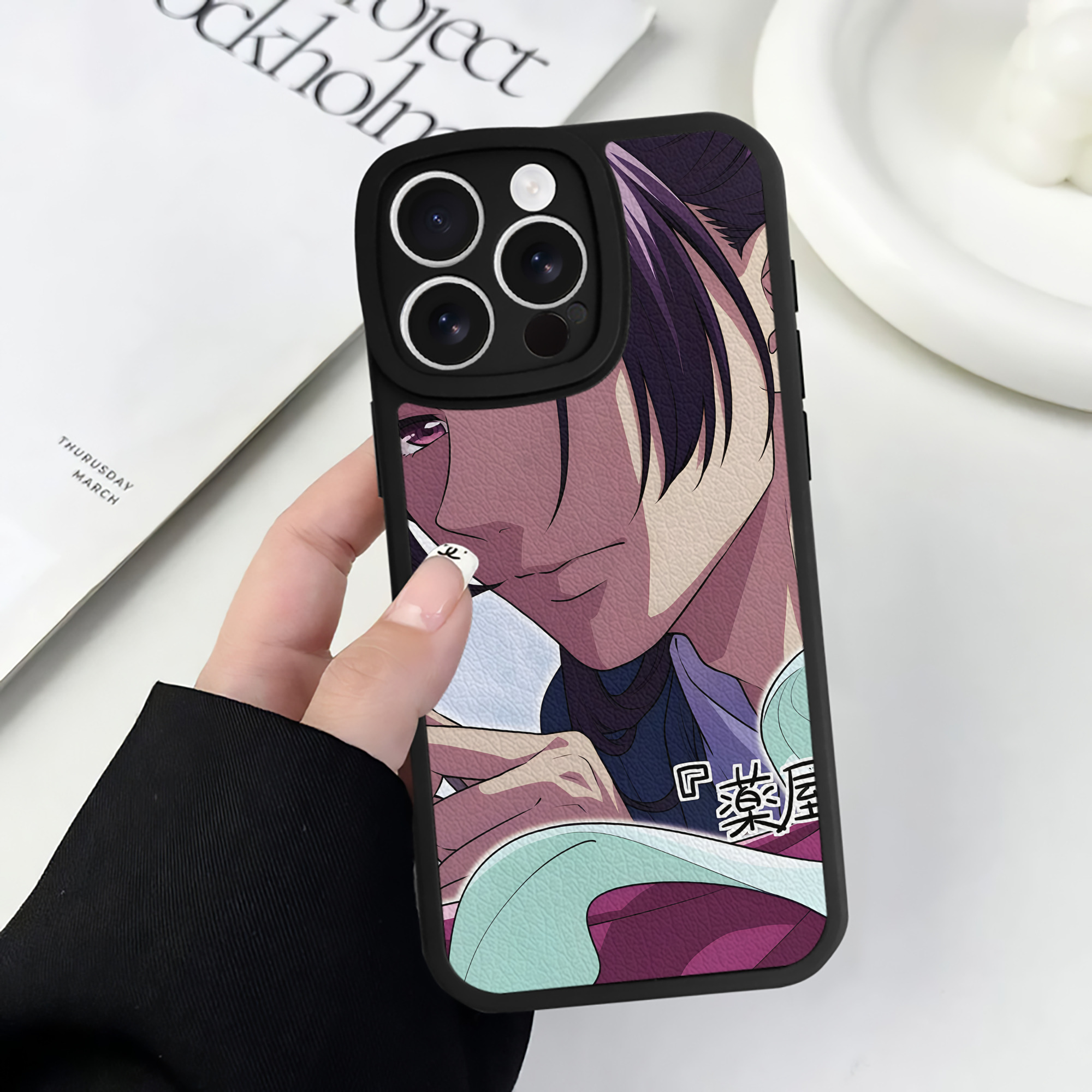 薬屋のひとりごと The Apothecary Diaries 【iPhone 16シリーズ対応】シリコンスマホケース（レザー調） 材質：シリコン